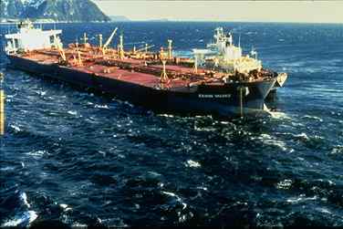 The Exxon Valdez.  So much wasted fuel.