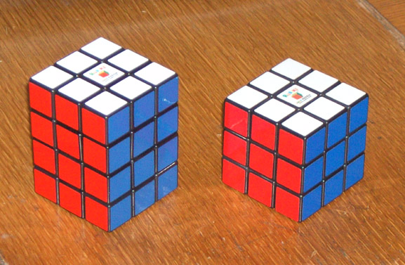 3x3x4 and Rubik's Cube.