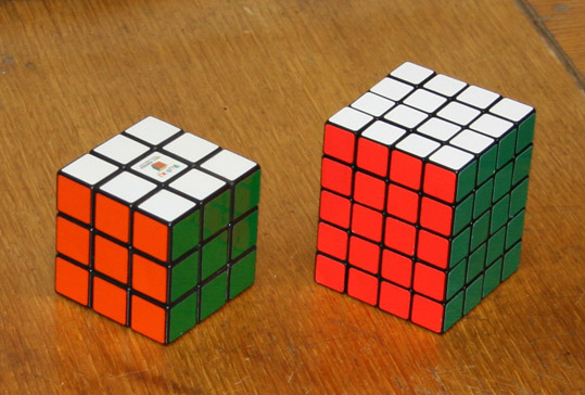 4x4x5 and Rubik's Cube.